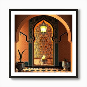 Arabic Interior Art Print