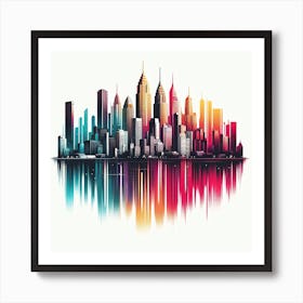 New York City Skyline 3 Art Print