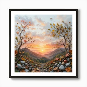 Natural Harmony eco art Poster