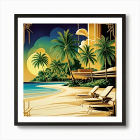 Hawaiian Beach Art Print