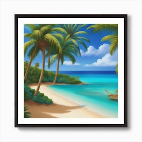 Tropical Paradise 1 Art Print