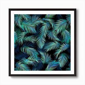 Palms Pattern Design Art Print