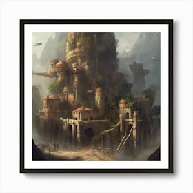 Fantasy Castle 78 Art Print