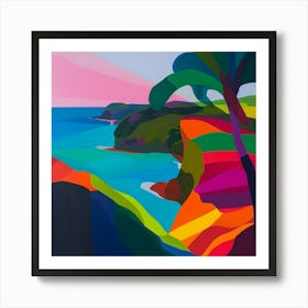 Abstract Travel Collection Barbados 3 Art Print