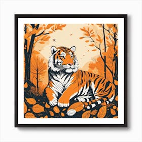 Tiger In The Forest 3 Poster