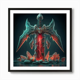 Sword In The Dark 1 Art Print