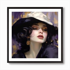 Portrait Of A Woman 67 Art Print