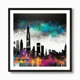 New York Skyline Canvas Print 1 Art Print