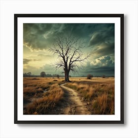 Lonely Tree Art Print