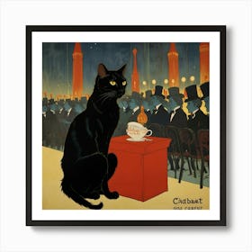 Default Chat Noir Cabaret Thophilealexandre Steinlen Art 1 Art Print