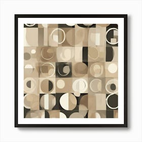 Abstract Circles 14 Art Print