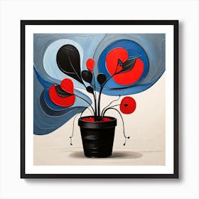 Flower In A Pot Art Print