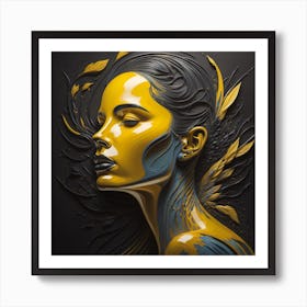 Enchanting Realism, Paint a captivating portrait 3, that showcases the subject's unique personality and charm. Generated with AI, Art Style_V4 Creative, Negative Promt: no unpopular themes or styles, CFG Scale_11.5, Step Scale_50. Art Print