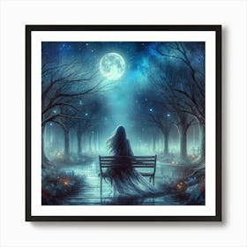 Spooky Night Art Print