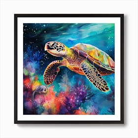 Sea Turtle 5 Art Print