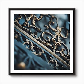 Wrought Iron Gate 2 Art Print