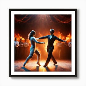 Dancers 3 Art Print