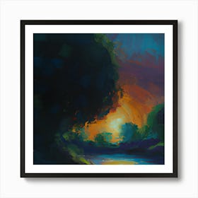 From Dark To Light Art Print