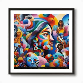 London Street Art Art Print