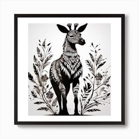 Giraffe Art Print