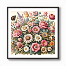 Flowers Art Print