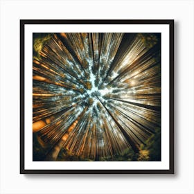 Circle Of Trees Art Print