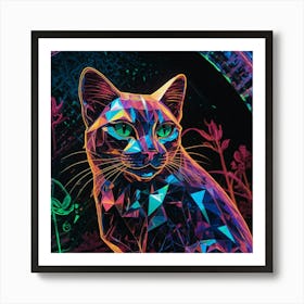 Cat Art Art Print