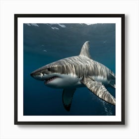 Great White Shark Art Print