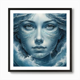 Face Of The Sea 1 Art Print 2 Art Print