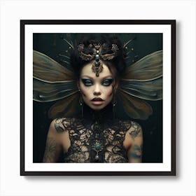 Gothic Beauty 1 Art Print