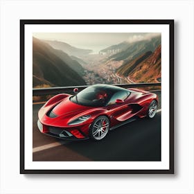 F1 Supercar Art Print