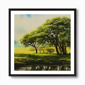 Beautiful Trees Art Print