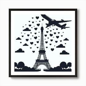 Eiffel tower 1 Art Print