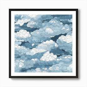 Clouds On The Sky Art Print