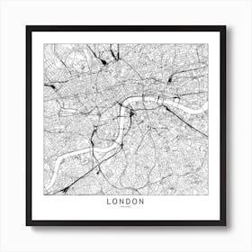 London Map Art Print I
