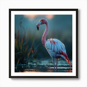 Flamingo 73 Art Print