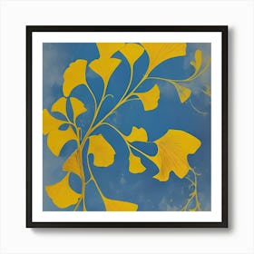 Ginkgo Leaves 1 Art Print