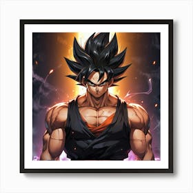 Dragon Ball Z Wallpaper 75 Art Print