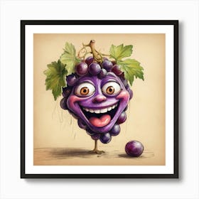 Grapes 5 Art Print