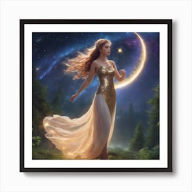 Pixie of the Planets Art Print