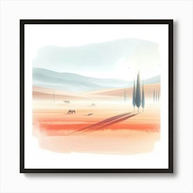 Landscape Painting 74 Art Print