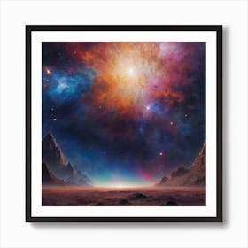 Nebula Art Print