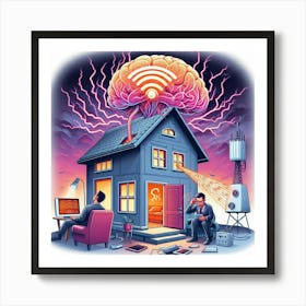 WiFi Pineal 2 Art Print