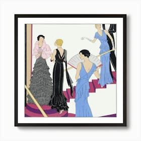 Deco Women Art Print