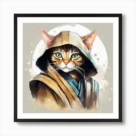 Star Wars Cat Art Print