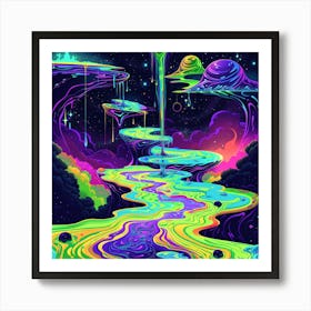 Psychedelic Art 11 Art Print