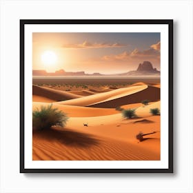 Sahara Desert 171 Art Print