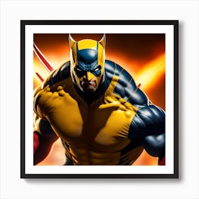 Modern Wolverine concept art Art Print