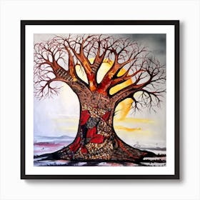 Baobab -Artwork Art Print