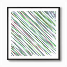 Striped Background Art Print